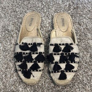 Soludos Women's Espadrilles with Black Tassels